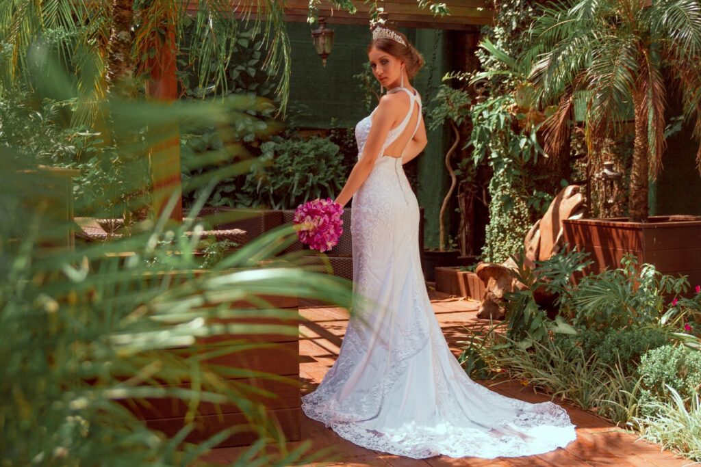vestido de noiva coleção Jardins